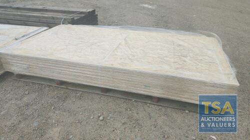 13 SHEETS NEW OSB STIRLING BOARDS 2.4M X 1.2