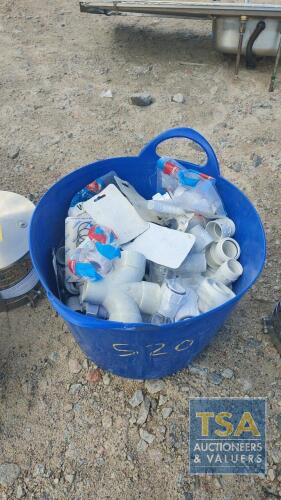 BUCKET OF PLUMBING PLASTICS