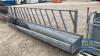 5 MTR LONG GALV CATTLE FEED TROUGH/BARRIERS