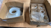 2 BOX TILLEY LAMP SHADES ETC