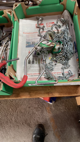 BOX SPIRAL TIE OUT STAKES &CHAIN
