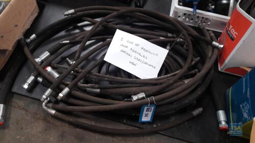 Quantity Various Hydraulic Hose Assemblies