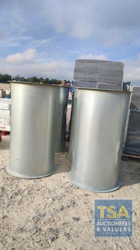 4 DUCTS - 800MM DIA & 1500 LONG