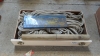 3 BOXES ROPES TAP & DIE SET TOOLS BRUSHES ETC & SMALL TROLLEY