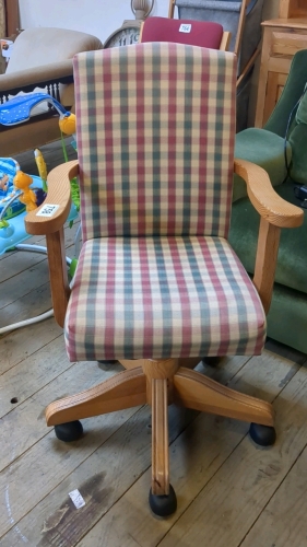PINE OFFICE CHAIR