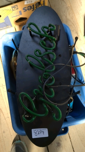 CAR PARTS ETC & GROLSCH LIGHT