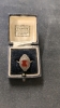 BOX 5 ASSORTED DRESS RINGS SILVER COLOUR- SOME WITH STONES