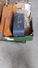 2 BOX CASES & CURTAIN TIE BACKS ETC