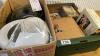 2 BOXES ASSORTED KITCHEN & HOUSEHOLD ITEMS ETC