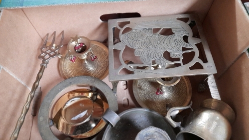 BOX BRASSWARE ETC