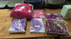 BOX DUVET SET, TABLE CLOTH, THROW ETC
