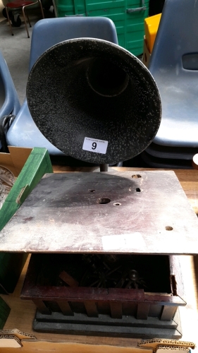BROWN HORN SPEAKER & BOX PARTS ETC