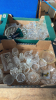 3 BOXES CRYSTAL & GLASS