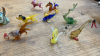 BOX GLASS ANIMAL ORNAMENTS