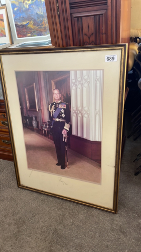 PICTURE PRINCE PHILIP SIGNED