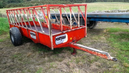 PORTEQUIP 14 X 5' FEED CART