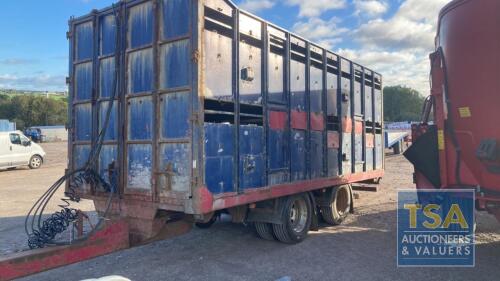 20 FT FLOAT WITH HYDRAULIC SHEEP DECKS