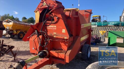 TEAGLE 8080 TRAILED STRAW BEDDER WITH PTO & C/BOX IN P/CABIN