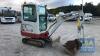 Takeuchi TB216 981 hours - 854cc 1 Door Tractor