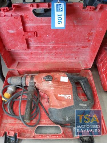 Hilti TE70 Heavy Duty Hammer Drill - 110V