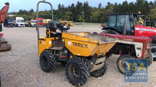 TEREX HD1000, 1 TON DUMPER, YEAR 2011, 1635 HRS, , PLUS VAT