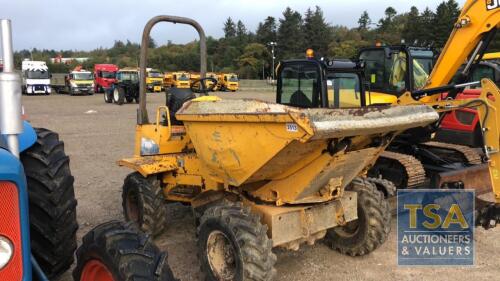 THWAITES 3 TON SWIVEL DUMPER, YEAR 2007, 2989 Hours Displayed, DIESEL, PLUS VAT