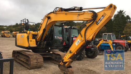 JCB JS 131LC Plus, Year 2018, 5571 hours, Piped, Quick Hitch, Reverse Camera, Air Con, Service History, PLUS VAT