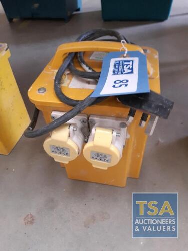 Two Outlet Portable Site Transformer