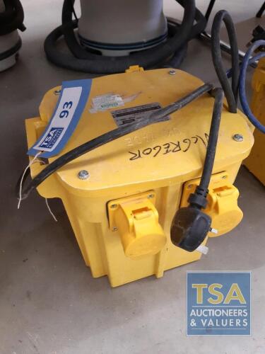 Three Outlet Portable Site Transformer