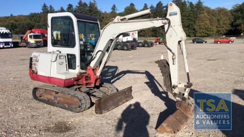 TAKEUCHI TB125, YEAR - 2009, HOURS - 4942, NO VAT