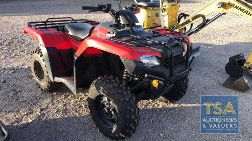 HONDA TRX 420, , HOURS - 513, , PLUS VAT