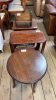 ASSORTED TABLES & BOOK RACK