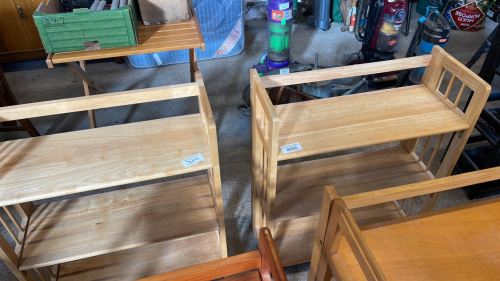 2 BOOKCASES