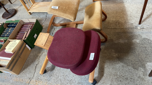 2 TYPISTS STOOLS