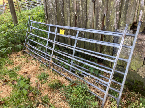 2 NO GALVANISED SHEEP HURDLES (LONG)