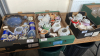 3 BOXES TEAPOTS ETC