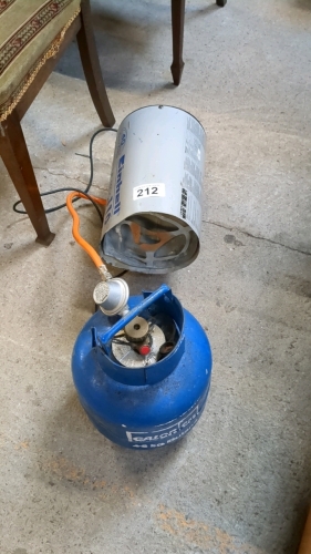 GAS BOTTLE & HEATER