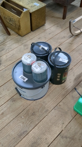 ASSORTED PAINT & GAS CYLINDERS