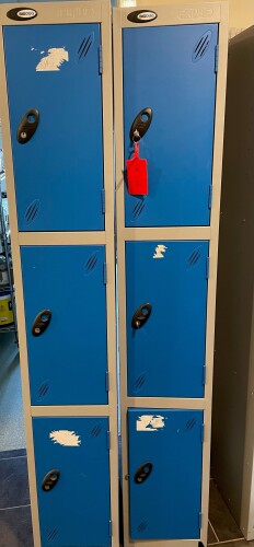 2 Lockers - Blue/grey lockers