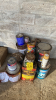 Cans of Various Paints