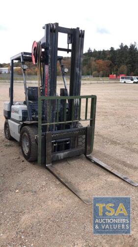 KOMATSU FD30T - 11E, COUNTER BALANCE FORKLIFT, YEAR - 1991, HOURS - 10,950, PLUS VAT