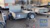 IFOR WILLIAMS P8 S/A TRAILER C/W SPARE & REAR RAMP