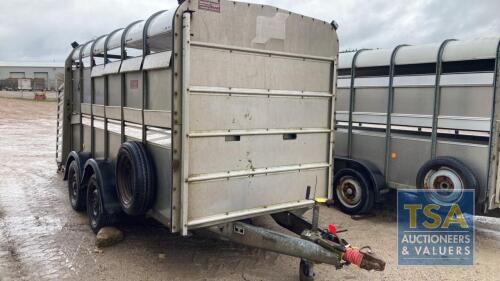 IFOR WILLIAMS TA510 LIVESTOCK TRAILER WITH SHEEP DECKS &