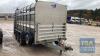 IFOR WILLIAMS TRI AXLE LIVESTOCK TRAILER C/W SHEEP DECKS