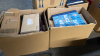 2 BOXES STAMPS & ALBUMS ETC