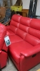 RED 3 SEATER & 2 SEATER SETTEES