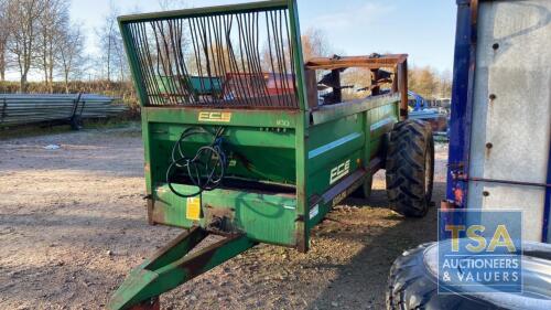 ECE 6 TON REAR DISCHARGE MUCKSPREADER WITH PTO