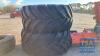 2 X TRELLBORG TYRES 900/60/42