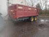 12t Marshall Mono Trailer c/w Silage Sides