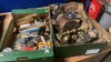 2 BOX BRASS & METAL WARE